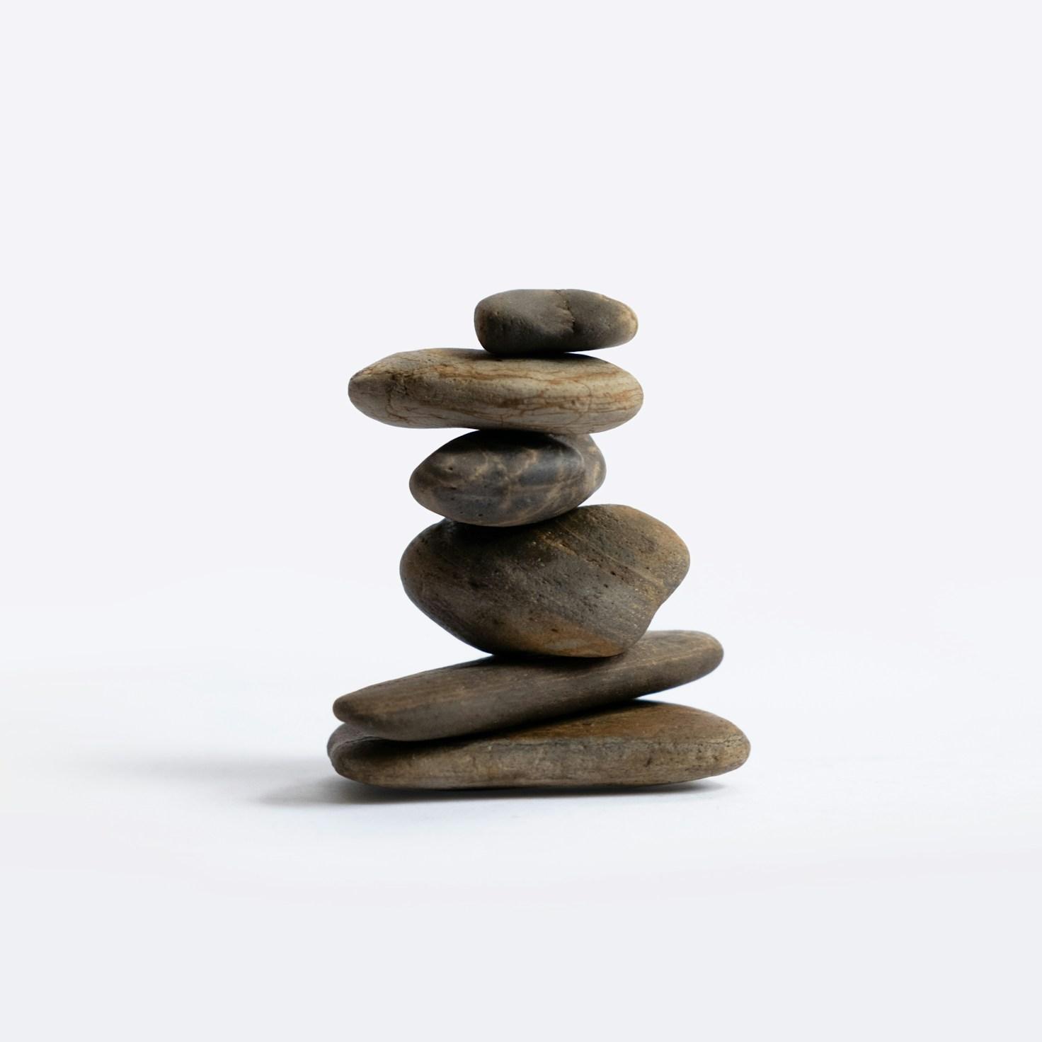 Meditation practice space with cushions arranged in circle